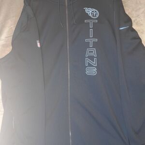 NFL Blue Titans Performance Jacket with Blue Accents